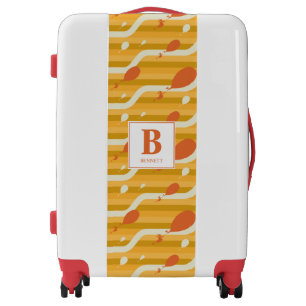 Oh, The Places You'll Go! Retro Balloon Pattern Luggage
