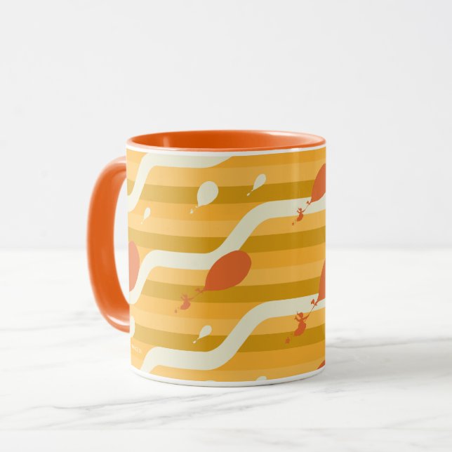Oh, The Places You'll Go! Retro Balloon Pattern Mug (Front Left)