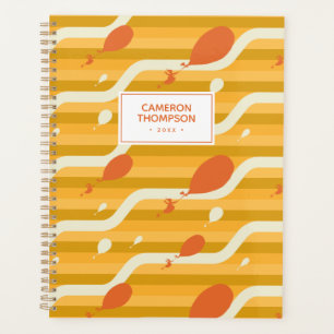 Oh, The Places You'll Go! Retro Balloon Pattern Planner