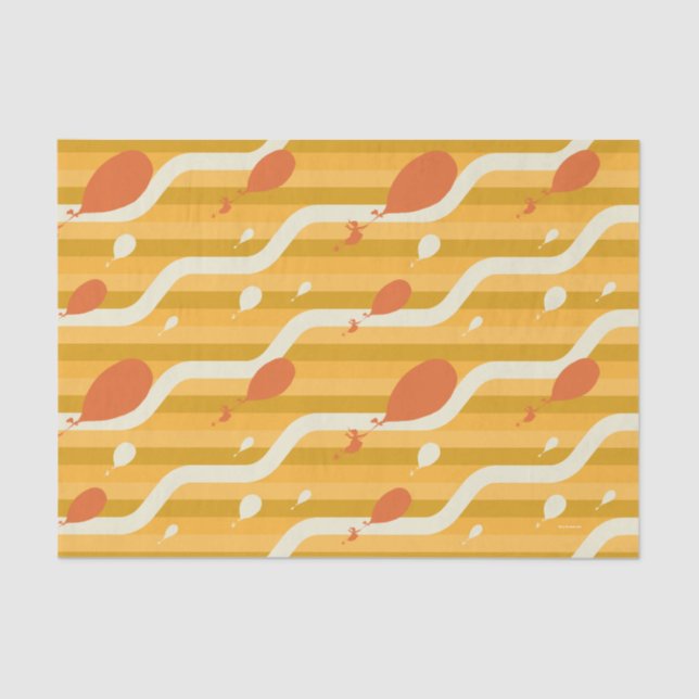 Oh, The Places You'll Go! Retro Balloon Pattern Tissue Paper (Front)