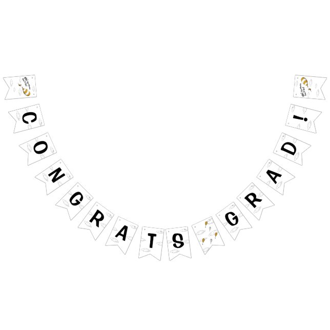 Oh, The Places You'll Go! Retro Graduation Bunting Flags (All)