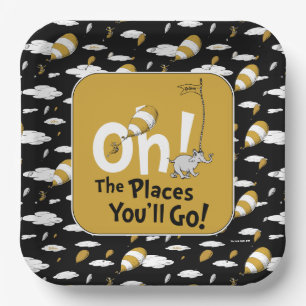 Oh! The Places You'll Go! Retro Graduation Paper Plates