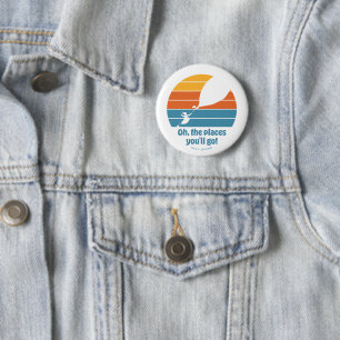Oh, The Places You'll Go! Retro Sunset Button