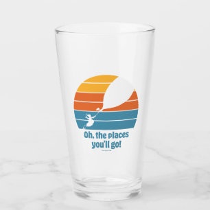 Oh, The Places You'll Go! Retro Sunset Glass