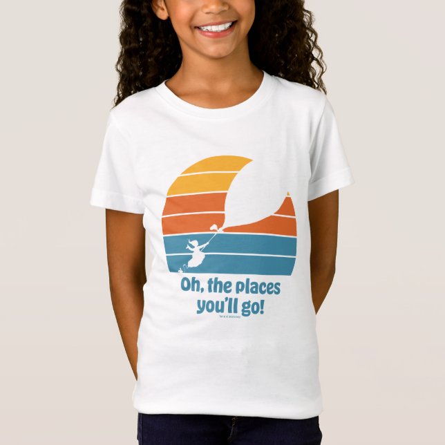 Oh, The Places You'll Go! Retro Sunset T-Shirt (Front)