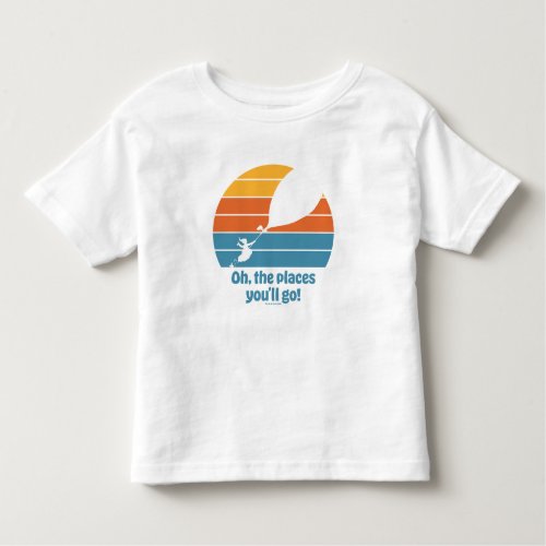 Oh The Places Youll Go Retro Sunset Toddler T_shirt