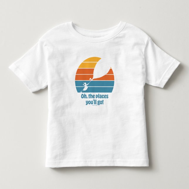 Oh, The Places You'll Go! Retro Sunset Toddler T-shirt (Front)