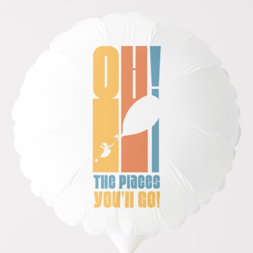 Oh The Places Youll Go Tall Retro Typography Balloon
