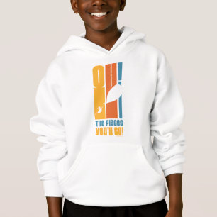 Oh, The Places You'll Go! Tall Retro Typography Hoodie