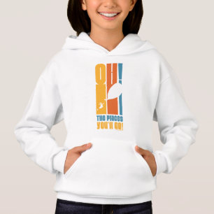 Oh, The Places You'll Go! Tall Retro Typography Hoodie