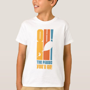 Oh, The Places You'll Go! Tall Retro Typography T-Shirt