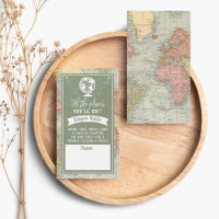 "Oh The Places You'll Go!" Travel Map Baby Shower