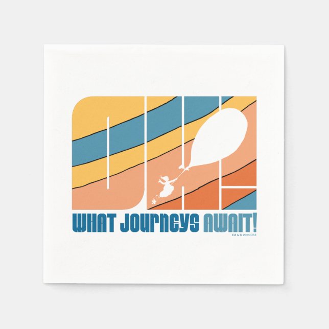 Oh, The Places You'll Go! "What Journeys Await" Napkins (Front)