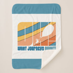 Oh, The Places You'll Go! "What Journeys Await" Sherpa Blanket