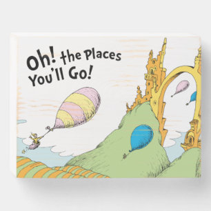 Oh! The Places You'll Go! Wooden Box Sign