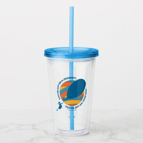 Oh The Places Youll Go Youre Off On Your Way Acrylic Tumbler