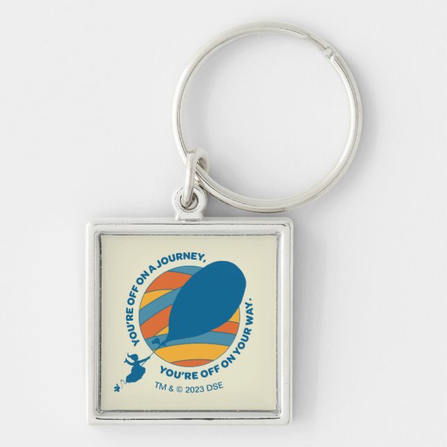 Oh, The Places You'll Go! "You're Off On Your Way" Keychain (Front)