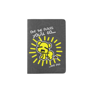 Oh! The Places You'll Poo Passport Cover
