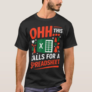 Oh This Calls For A Spreadsheet Christmas Sweater 