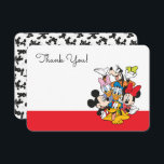 Oh, Toodles | Mickey & Friends Birthday Thank You Invitation<br><div class="desc">Show your appreciation in Disney style with this "Oh Toodles!" Mickey & Friends birthday thank you invitation. Featuring Mickey and his friends, this cheerful design is perfect for expressing gratitude after a fun-filled birthday party. Customizable with your personal message, this thank you invitation adds a playful Disney touch to your...</div>
