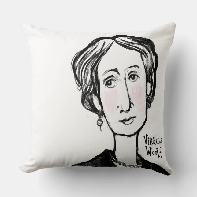 Oh Virginia! Throw Pillow (Front)