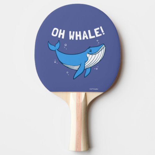 Oh Whale Ping Pong Paddle