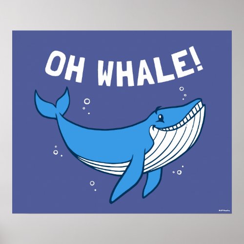 Oh Whale Poster