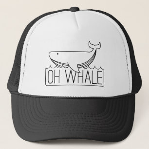 Oh Whale Trucker Hat
