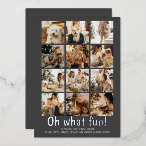 Oh What Fun 12 Photo Christmas Holiday Season