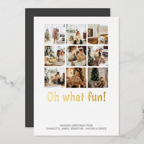 Oh What Fun 9 Photo Christmas Holiday Season