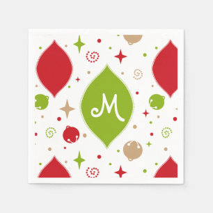 Oh What Fun! Christmas bells paper napkins