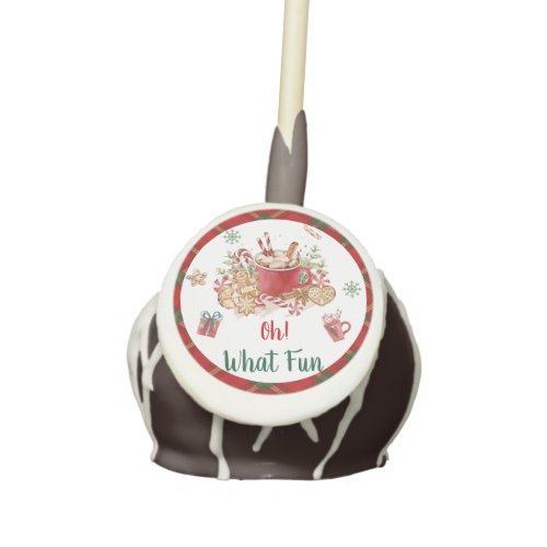 Oh What Fun Christmas Birthday Party Cake Pops