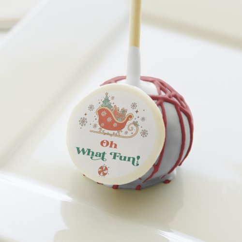 Oh What Fun Christmas Birthday Party Dessert Cake  Cake Pops