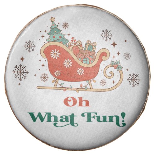 Oh What Fun Christmas Birthday Party Dessert Choco Chocolate Covered Oreo