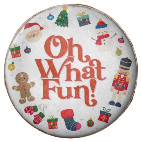 Oh What Fun Christmas Birthday Party Dessert Chocolate Covered Oreo