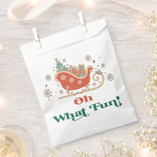 Oh What Fun Christmas Birthday Party Favors Favor  Favor Bag