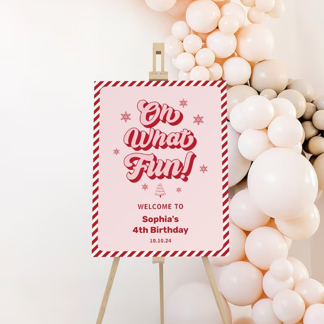 Oh What Fun Christmas Birthday Welcome To Foam Board (Creator Uploaded)