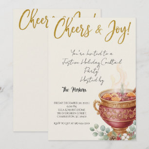 Oh What Fun Christmas Cocktail Party Invitation