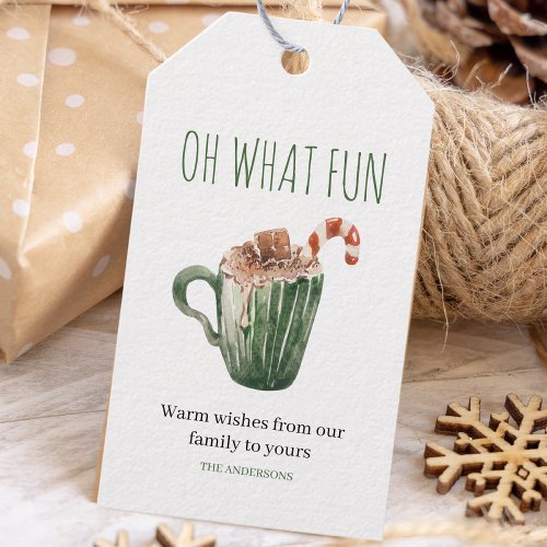 Oh What Fun  Christmas  Gift Tags