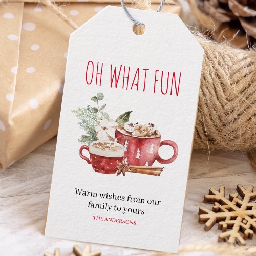 Oh What Fun  Christmas  Gift Tags