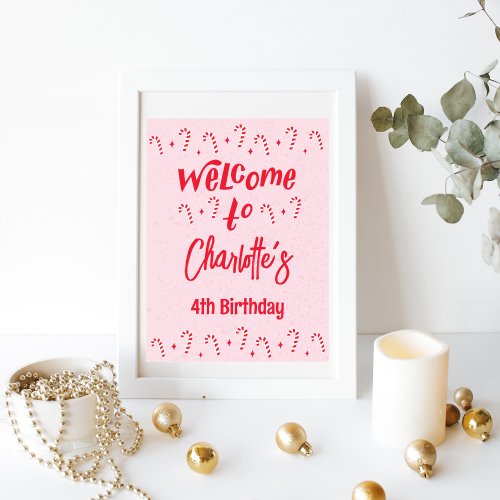 Oh What Fun Christmas Holiday birthday Welcome Poster