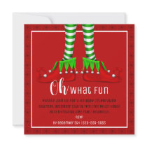 Oh, What Fun Christmas Party Invitation