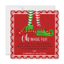 Oh, What Fun Christmas Party Invitation