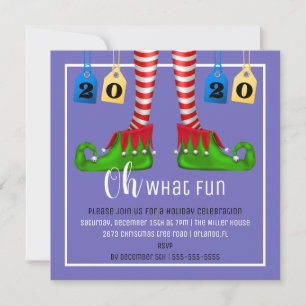 Oh, What Fun Christmas Party Invitation