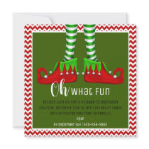 Oh, What Fun Christmas Party Invitation