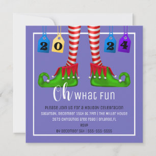 Oh, What Fun Christmas Party Invitation
