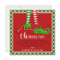 Oh, What Fun Christmas Party Invitation