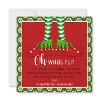 Oh, What Fun Christmas Party Invitation