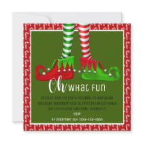Oh, What Fun Christmas Party Invitation