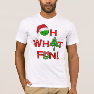 Oh What Fun Christmas Pickleball T-Shirt